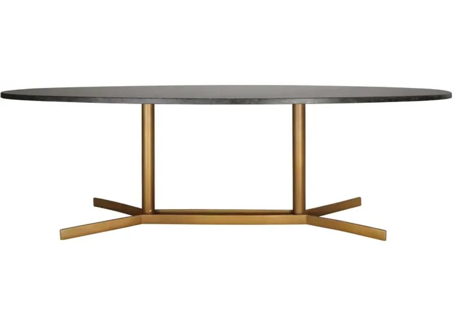 gemma black marble coffee table