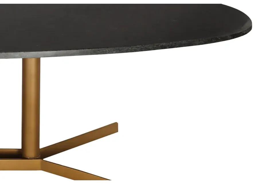 gemma black marble coffee table