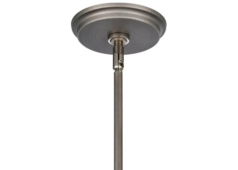 Urbanite 9" Wide 1-Light Mini Pendant - Weathered Zinc