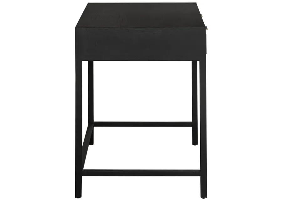 Rattan Desk - Ebony