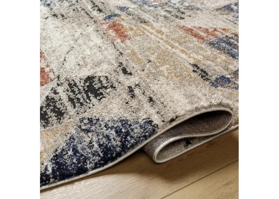 Liebe LBE-2307 5'3" x 7' Machine Woven Rug