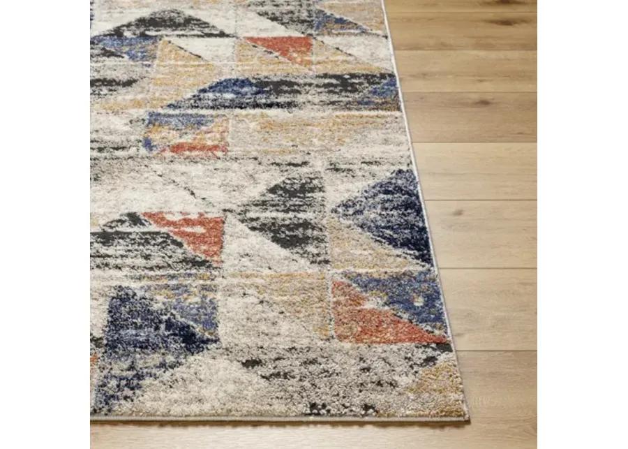 Liebe LBE-2307 5'3" x 7' Machine Woven Rug