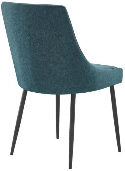 Viscount Upholstered Fabric Dining Chairs - Set of 2