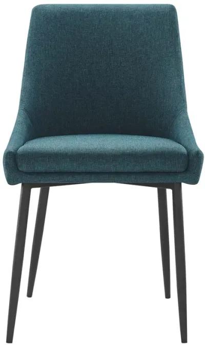 Viscount Upholstered Fabric Dining Chairs - Set of 2