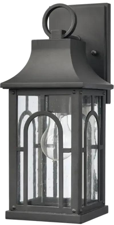 Triumph 14.5" High 1-Light Outdoor Sconce - Textured Black