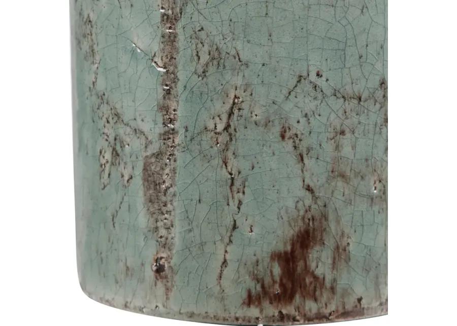 Callais Crackled Aqua Table Lamp