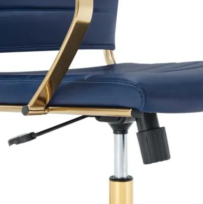 Jive Gold Stainless Steel Midback Office Chair