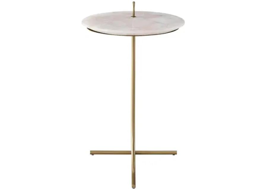 Rose Quartz Accent Table