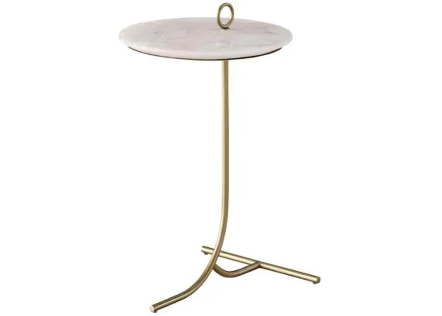 Rose Quartz Accent Table