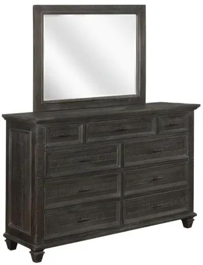 Abigail 9-Drawer Dresser Weathered Carbon