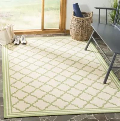 LINDEN 121 Collection LND121V-6SQ Cream / Olive 6'-7" X 6'-7" Square