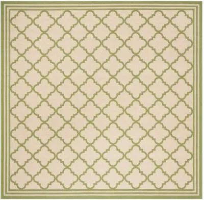 LINDEN 121 Collection LND121V-6SQ Cream / Olive 6'-7" X 6'-7" Square