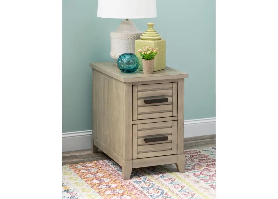 Edgewater Soft Sand  Chairside Table