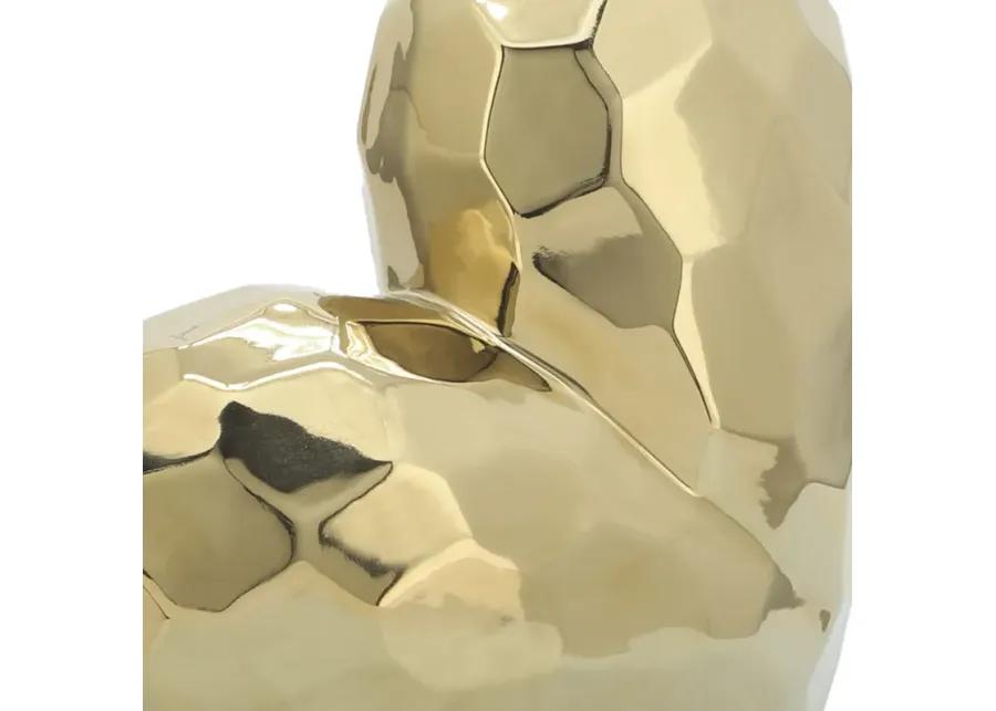 Gold Ceramic Heart 