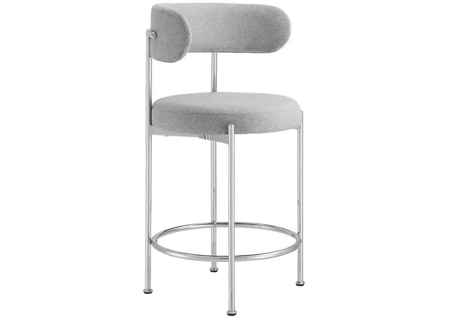 Albie Fabric Counter Stools - Set of 2