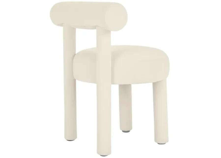 Carmel Cream Velvet Dining Chair