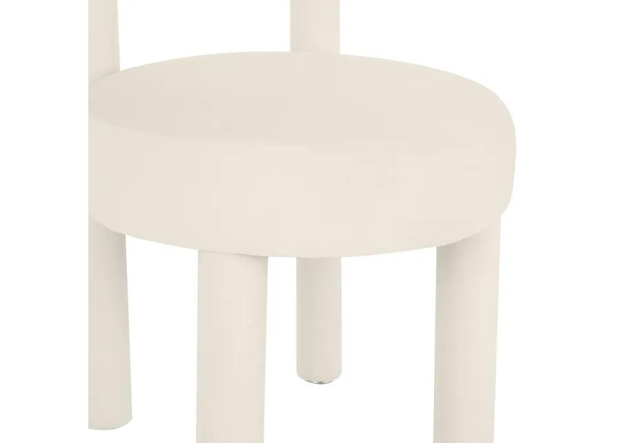 Carmel Cream Velvet Dining Chair