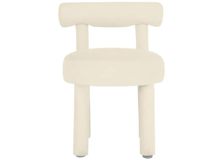 Carmel Cream Velvet Dining Chair