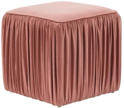 Morgan Mauve Pleated Ottoman