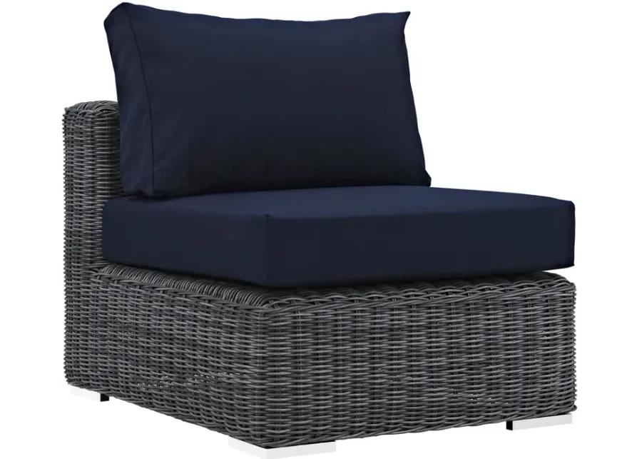 Summon 5 Piece Outdoor Patio Sunbrella® Sectional Set