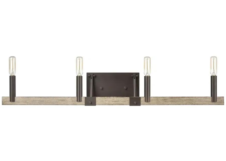 Transitions 32" Wide 4-Light Vanity Light - Oil Rubbed Bronze