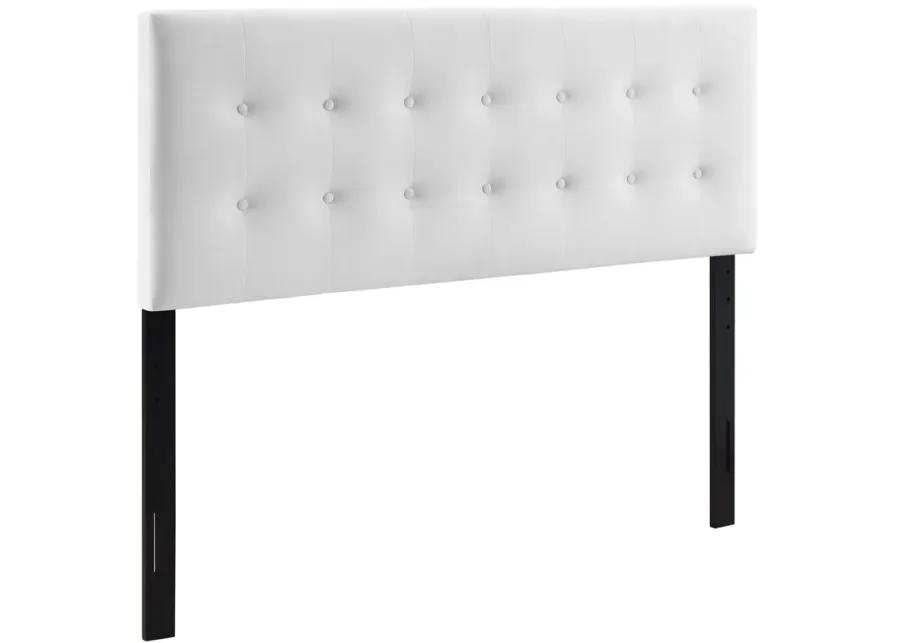 Emily King Biscuit Tufted Performance Velvet Headboard