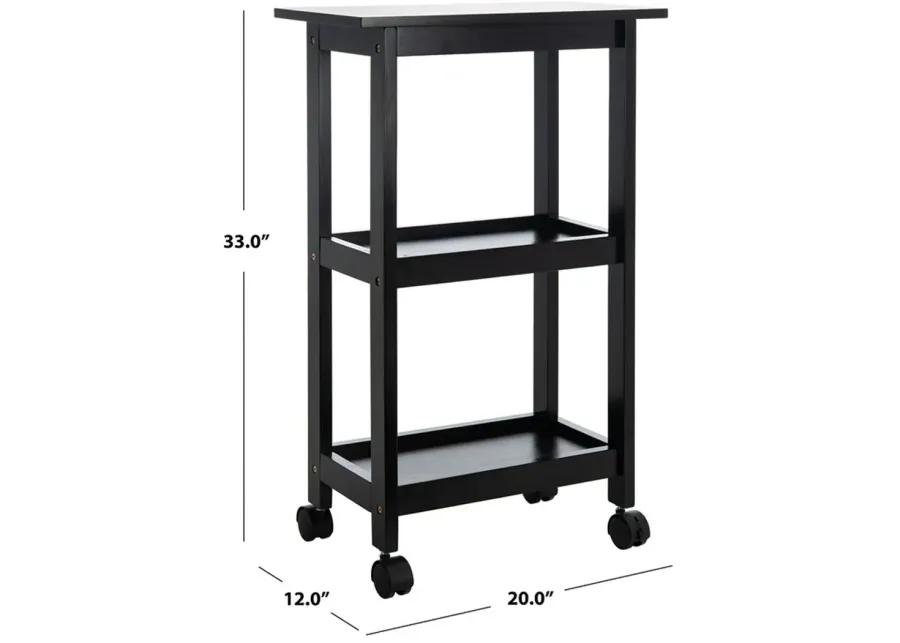 BEVIN 2 SHELF KITCHEN CART