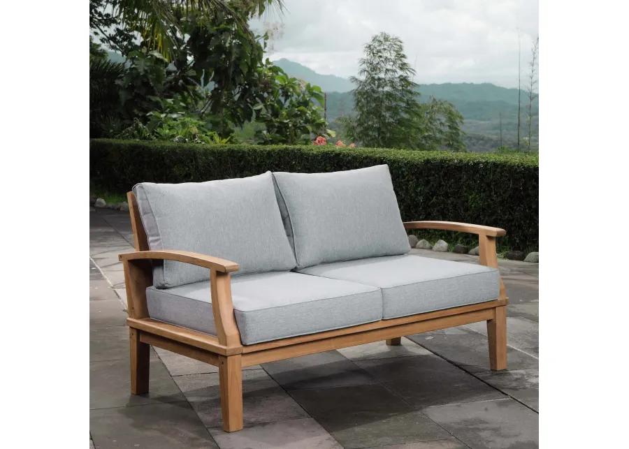 Marina Outdoor Teak Loveseat