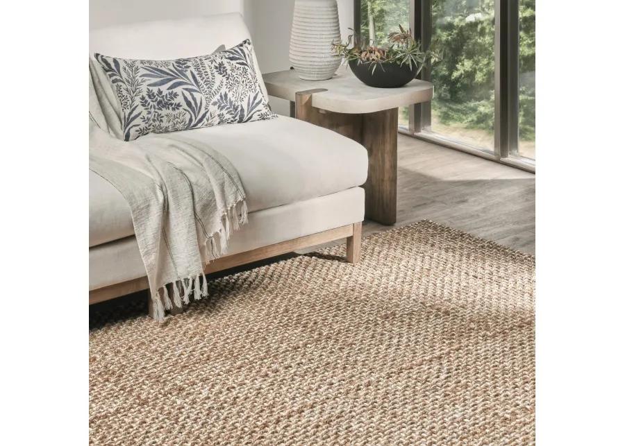 Panama 9'x12' Jute Handwoven Sustainable Beige Accent Area Rug