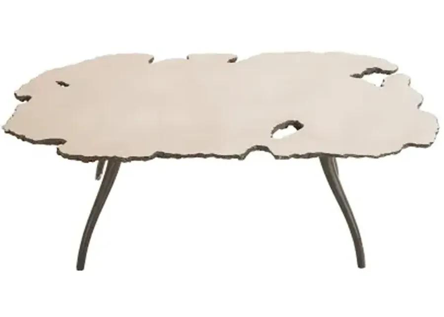 Lava Coffee Table on Iron Legs