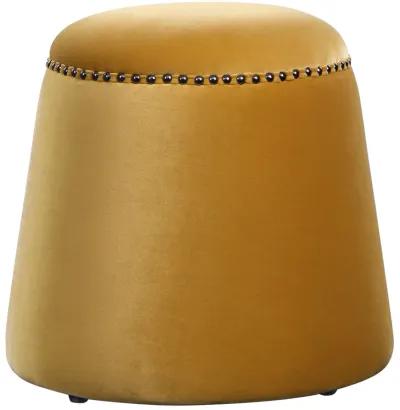 Gumdrop Mustard Ottoman 