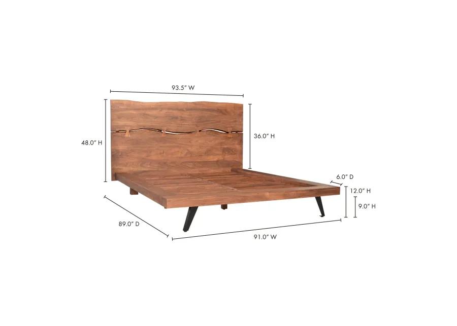 MADAGASCAR PLATFORM BED KING