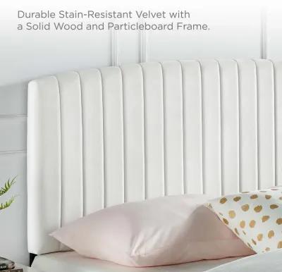 Rebecca Performance Velvet King / California King Headboard