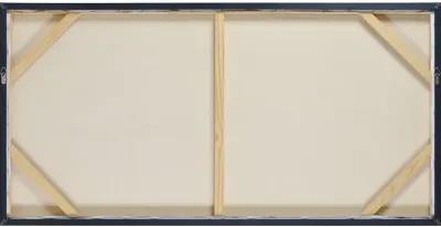 Blanche Rectangular Framed Canvas - Wrapped