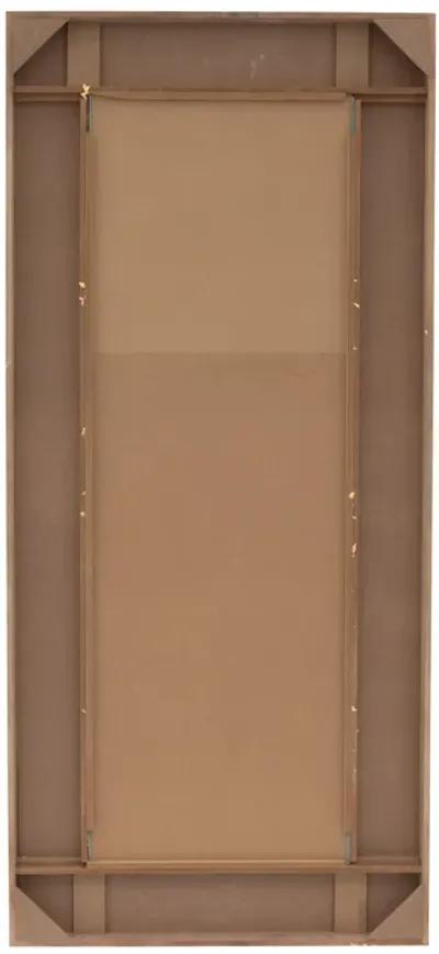 39x87, Gold Bars Rectangular Mirror