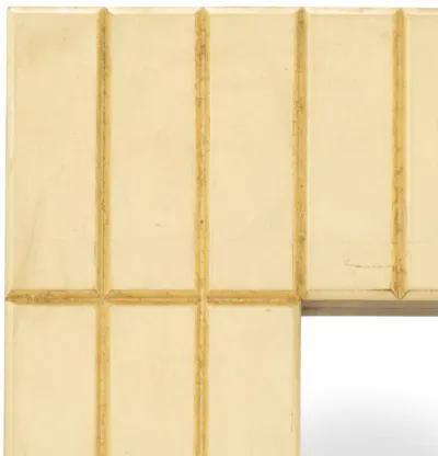 39x87, Gold Bars Rectangular Mirror