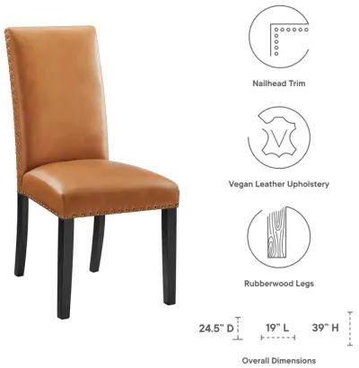 Parcel Dining Faux Leather Side Chair