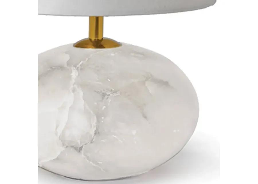 Alabaster Mini Orb Lamp