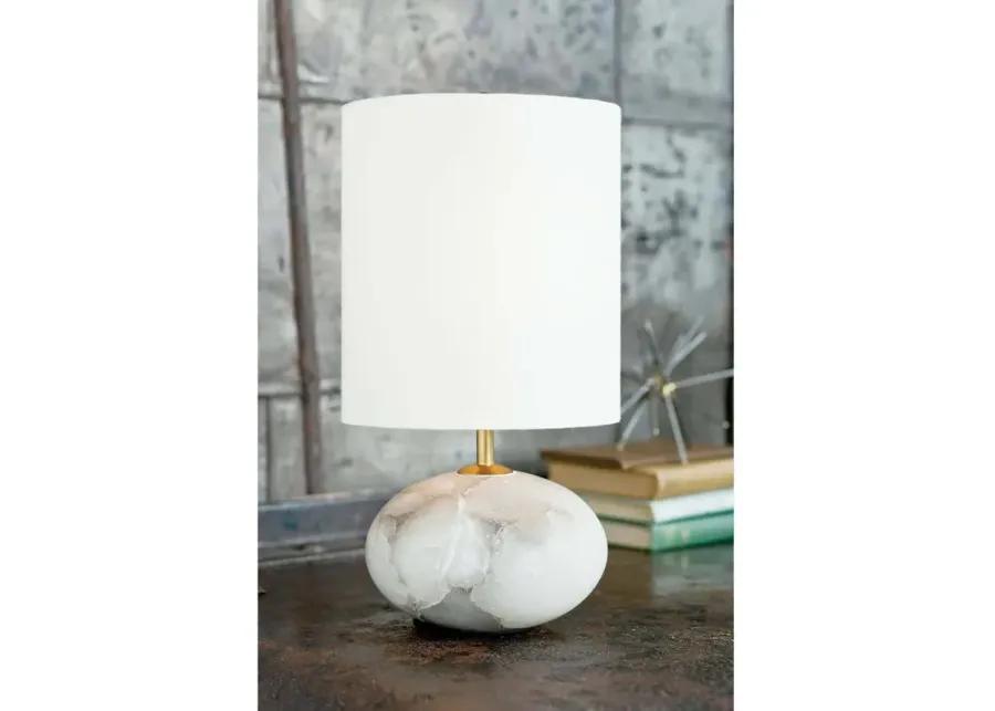 Alabaster Mini Orb Lamp