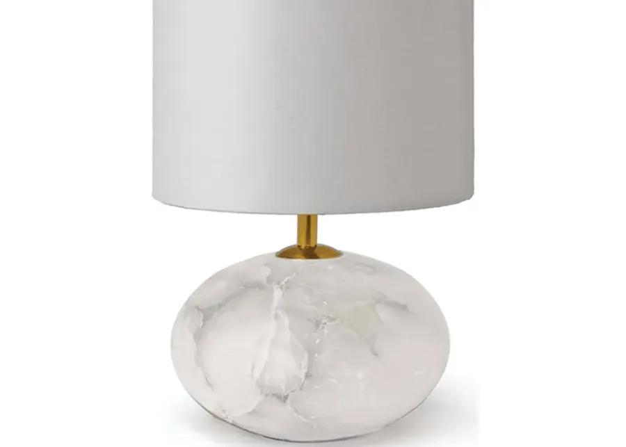 Alabaster Mini Orb Lamp