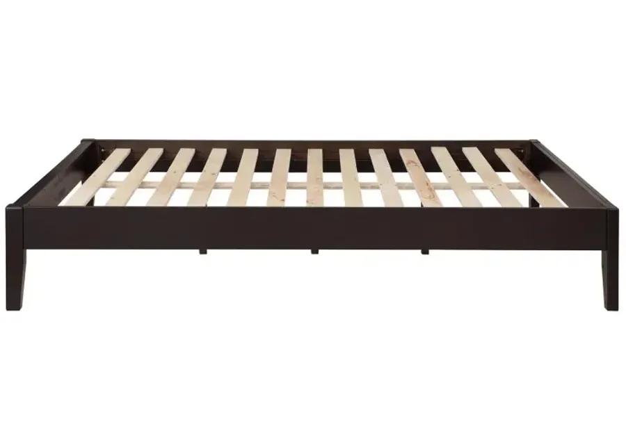 Aarav Full Platform Bed Cappuccino