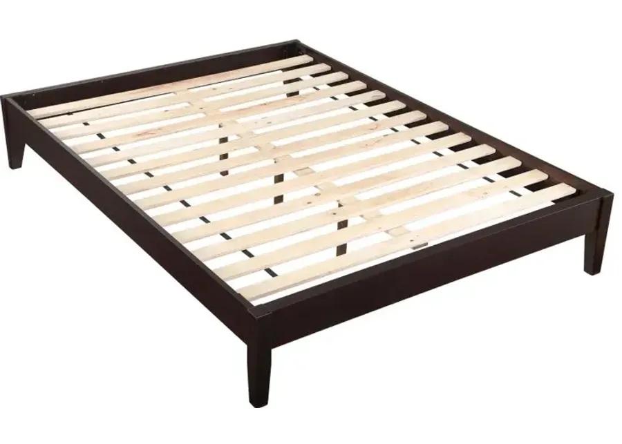 Aarav Full Platform Bed Cappuccino