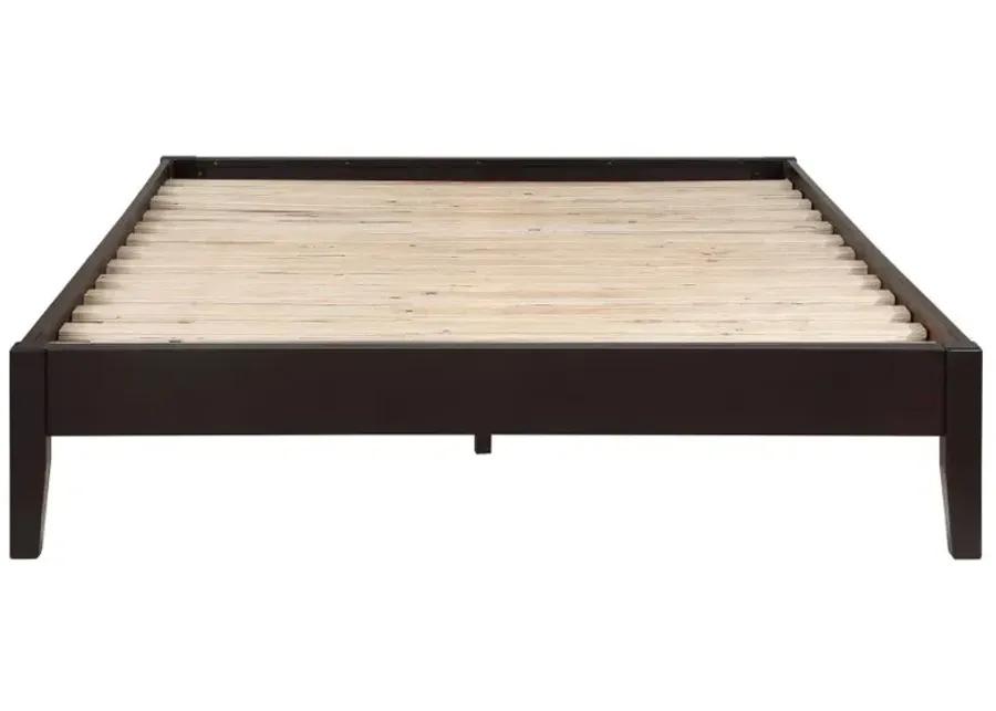 Aarav Full Platform Bed Cappuccino