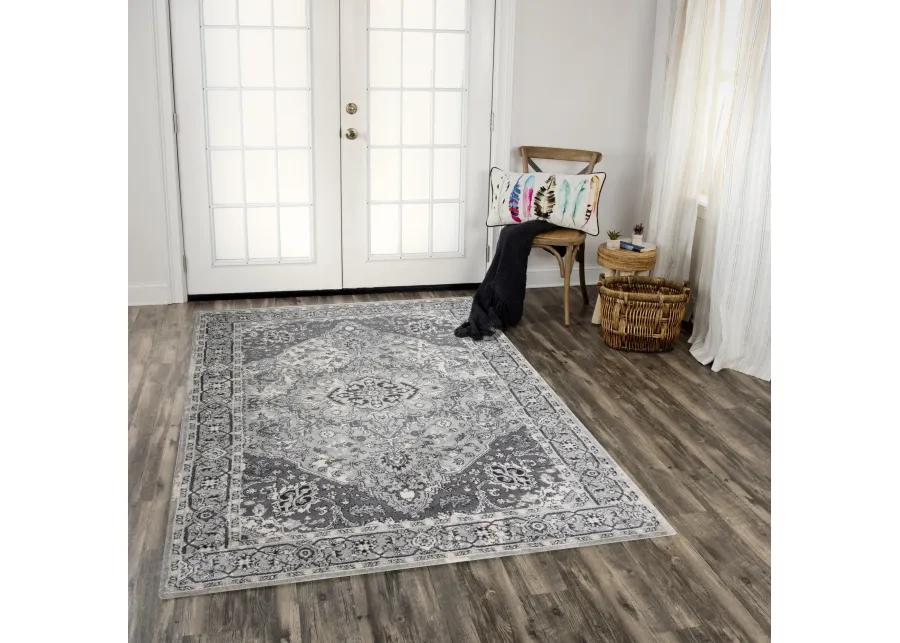 Odyssey L. Gray  Polypropylene 8' x 10' Rectangle Rug