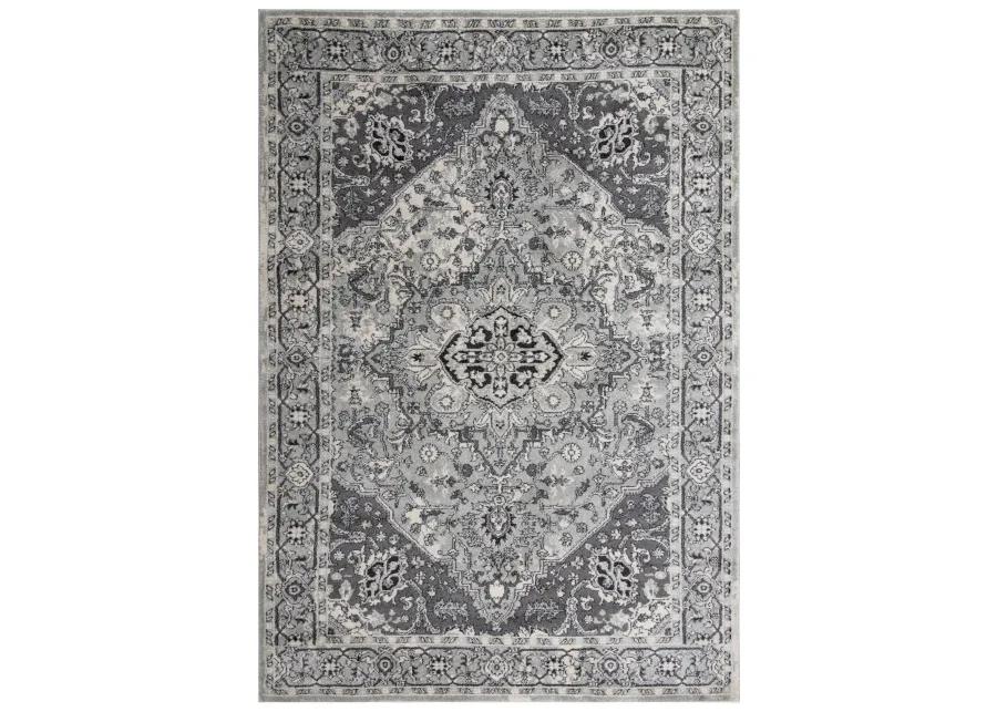 Odyssey L. Gray  Polypropylene 8' x 10' Rectangle Rug