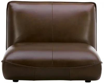 ZEPPELIN LEATHER SLIPPER CHAIR