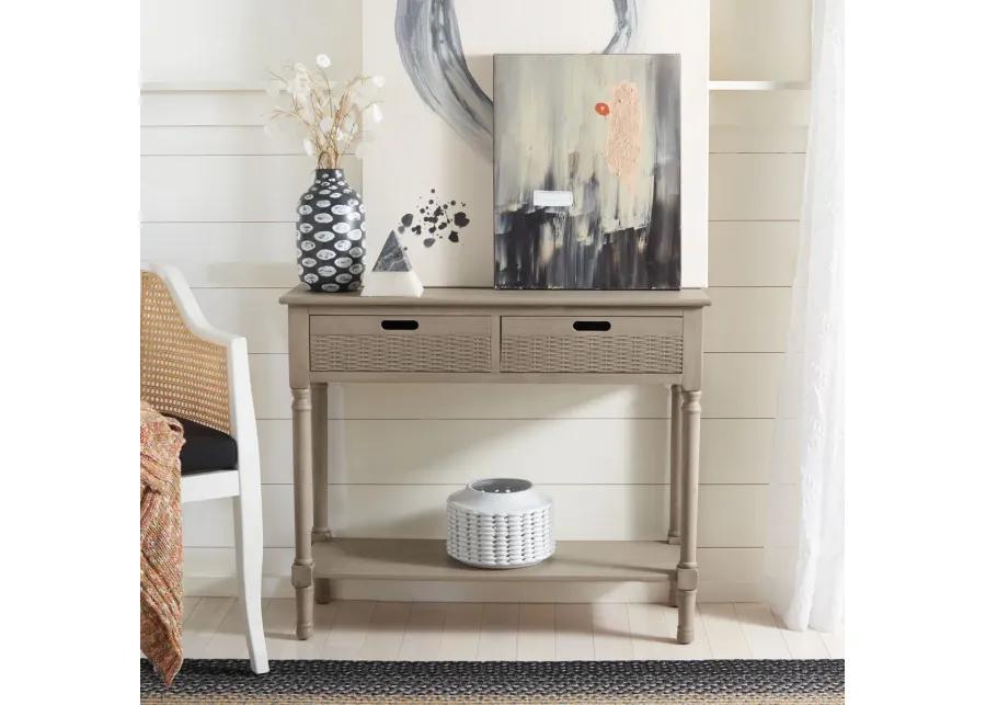 LANDERS 2 DRAWER CONSOLE