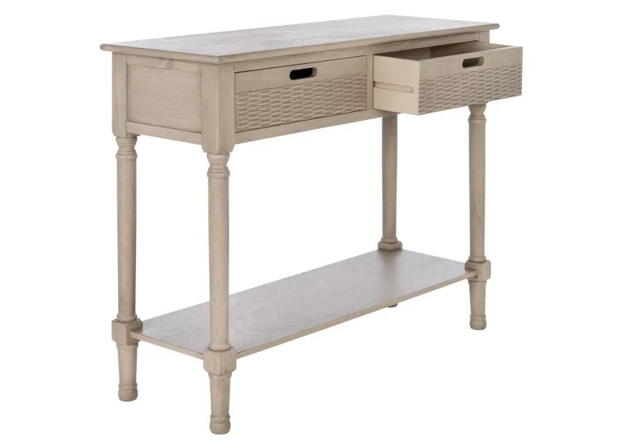 LANDERS 2 DRAWER CONSOLE