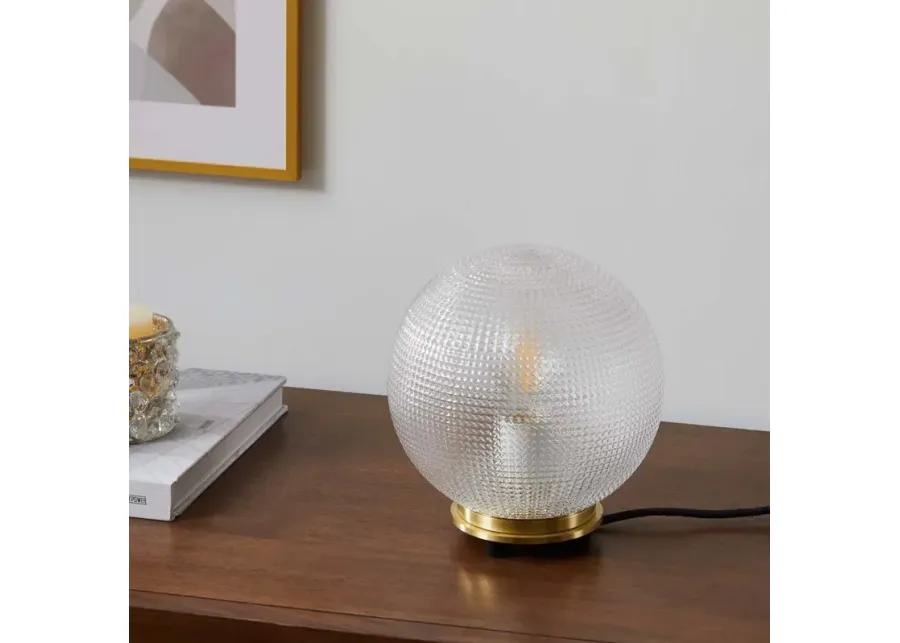 Destiny Glass and Metal Table Lamp