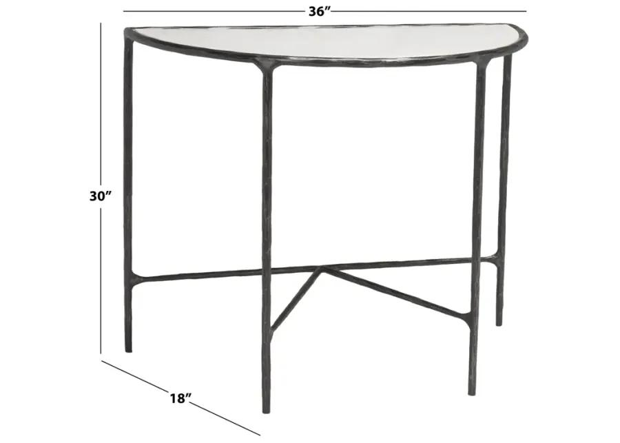 Jessa Forged Metal Console Table